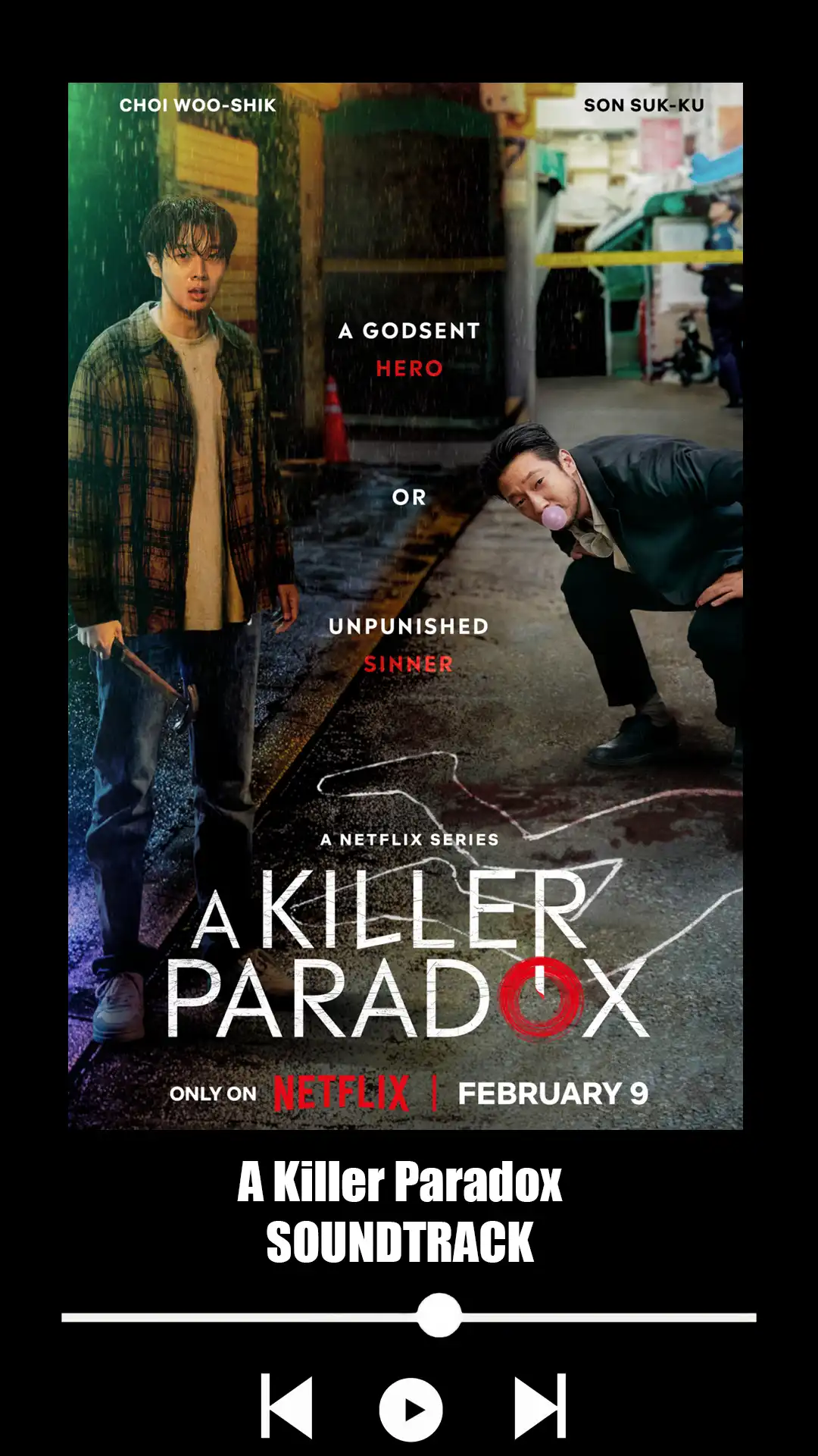 A Killer Paradox Soundtrack (Season 1). Music List From The Serie