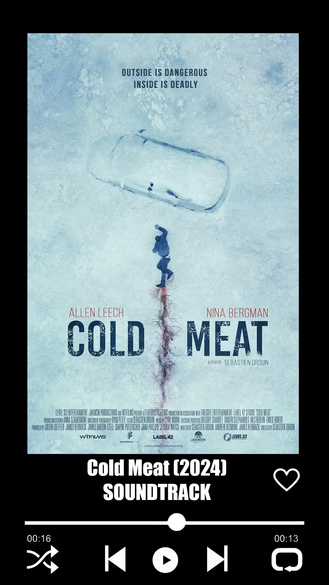 Cold Meat Soundtrack (2024). Music List From The Movie