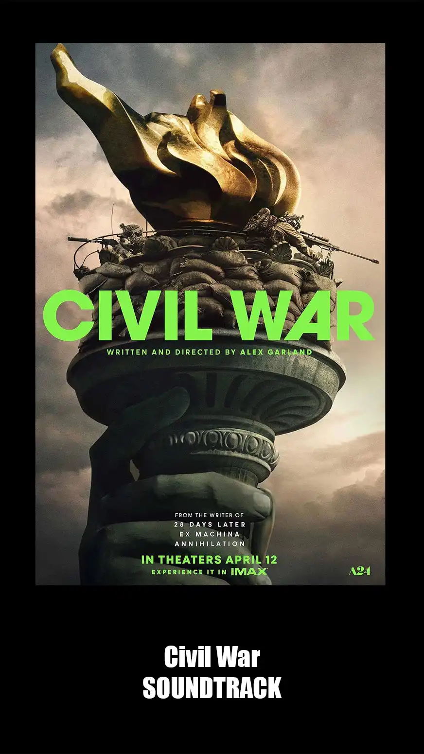 Civil War Soundtrack (2024). Music List From The Movie