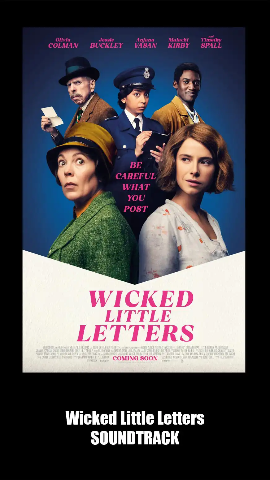 Wicked Little Letters Soundtrack (2024). Music List From The Movie