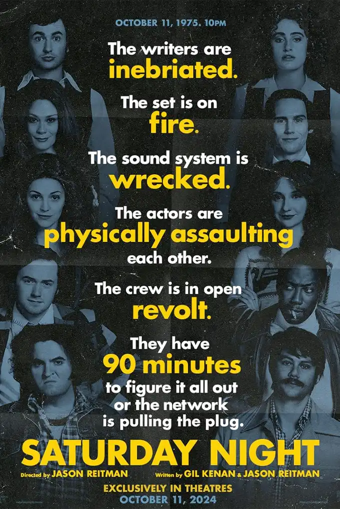 Saturday Night Soundtrack (2024). Music List From The Movie